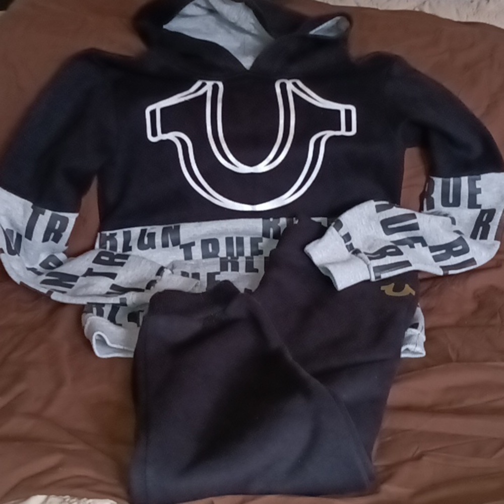 True Religion Matching hoodie and sweats